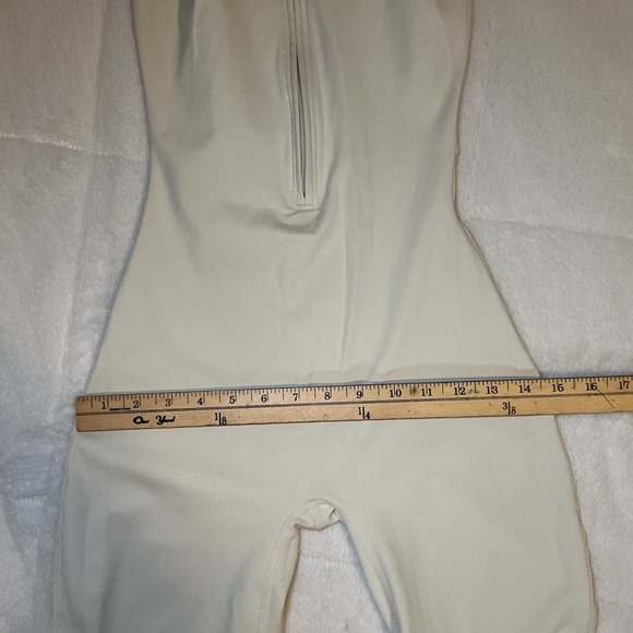 Cream Long Sleeve Jumpsuit - Picture 10 of 10